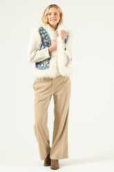 Chaqueta sin Mangas peludo OShlo