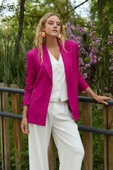 BLAZER LIDIA FUCSIA
