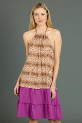 Vestido Apry animal print