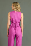 Gillet Nix Lino Fucsia