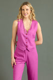 Gillet Nix Lino Fucsia